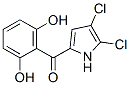 structure of CAS# 25683-07-2, Pyoluteorin;Nsc143092;Wln: T5mj Bg Cg Evr Bq Fq;5-21-13-00199 (Beilstein Handbook Reference)