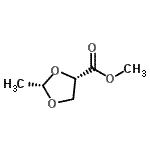 CAS#: 25687-59-6， Methyl (2S,4S)-2-Methyl-1,3-Dioxolane-4-Carboxylate
