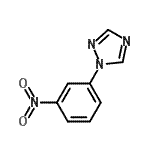结构式 CAS# 25688-23-7, 1-(3-硝基苯基)-1H-1,2,4-三唑