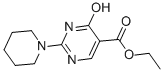 结构式 CAS# 25693-43-0, 4-羟基-2-(哌啶-1-基)嘧啶-5-羧酸乙酯