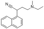 CAS#: 2572-71-6， 4-(Ethyl-Methylamino)-2-Naphthalen-1-Ylbutanenitrile