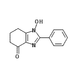 structure of CAS# 257869-87-7, 1-Hydroxy-2-Phenyl-1,5,6,7-Tetrahydro-4H-Benzimidazol-4-One;1-Hydroxy-2-oxo-2-phenyl-4,5,6,7-tetrahydro-1H-benzimidazole;1-Hydroxy-2-phenyl-4,5,6,7-tetrahydrobenzimidazol-4-one;4H-BENZIMIDAZOL-4-ONE,1,5,6,7-TETRAHYDRO-1-HYDROXY-2-PHENYL-