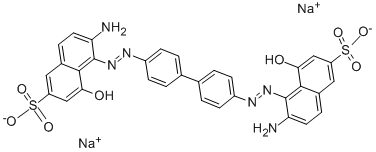 structure of CAS# 2586-60-9, Chlorazol Violet;Disodium 6-Imino-5-[N'-[4-[4-[N'-(2-Imino-8-Oxo-5-Sulfonato-1-Naphthyl)Hydrazino]Phenyl]Phenyl]Hydrazino]-4-Oxo-Naphthalene-1-Sulfonate;Disodium 6-Imino-5-[N'-[4-[4-[N'-(2-Imino-8-Oxo-5-Sulfonato-1-Naphthyl)Hydrazino]Phenyl]Phenyl]Hydrazino]-4-Oxo-1-Naphthalenesulfonate;Disodium 6-Imino-5-[N'-[4-[4-[N'-(2-Imino-8-Keto-5-Sulfonato-1-Naphthyl)Hydrazino]Phenyl]Phenyl]Hydrazino]-4-Keto-Naphthalene-1-Sulfonate