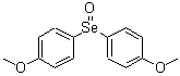 structure of CAS# 25862-14-0, 1,1'-Seleninylbis(4-Methoxybenzene);BIS(4-METHOXYPHENYL)SELENOXIDE