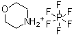 structure of CAS# 25866-83-5, Morpholin-4-Ium Hexafluorophosphate;Morpholin-4-ium hexafluorophosphate 97%;Morpholinium hexafluorophosphate;MFCD00067328