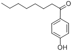 structure of CAS# 2589-73-3, 1-(4-Hydroxyphenyl)Octan-1-One;4-Octanoylphenol;Nsc70991;Octanophenone, 4'-Hydroxy-