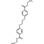 结构式 CAS# 25909-66-4, 二乙基4,4'-[1,2-乙烷二基二(氧基)]二苯甲酸酯