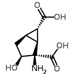 CAS#: 259134-87-7， (1S,3S,5R,6S)-2-Amino-3-Hydroxybicyclo[3.1.0]Hexane-2,6-Dicarboxylic Acid