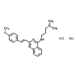 CAS#: 259199-65-0， N'-{2-[(E)-2-(4-Methoxyphenyl)Vinyl]-4-Quinazolinyl}-N,N-Dimethyl-1,3-Propanediamine Dihydrochloride