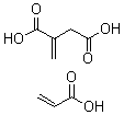 CAS 登录号：25948-33-8， 亚甲基-琥珀酸与丙烯酸的聚合物