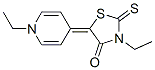 CAS#: 25962-08-7， 3-Ethyl-5-(1-Ethyl-(1H)-Pyridin-4-Ylidene)-2-Thioxothiazolidin-4-One