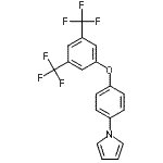 CAS#: 259655-24-8， 1-{4-[3,5-Bis(Trifluoromethyl)Phenoxy]Phenyl}-1H-Pyrrole
