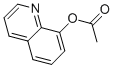 structure of CAS# 2598-29-0, 8-Quinolinol Acetate;8-Quinolyl Acetate;Acetic Acid 8-Quinolyl Ester;Quinolin-8-Yl Ethanoate