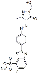 CAS#: 25983-65-7， 2-[4-[[[1-(Hydroxymethyl)-4,5-Dihydro-3-Methyl-5-Oxo-1H-Pyrazol]-4-Yl]Azo]Phenyl]-6-Methyl-7-Benzothiazolesulfonic Acid Sodium Salt