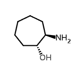 结构式 CAS# 260065-70-1, (1R,2R)-2-氨基环庚醇