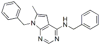 CAS#: 26035-98-3， 4-Benzylamino-6-Methyl-7-Benzylpyrrolo(2,3-d)Pyrimidine