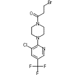CAS#: 260554-80-1， 3-Bromo-1-{4-[3-Chloro-5-(Trifluoromethyl)-2-Pyridinyl]-1-Piperazinyl}-1-Propanone