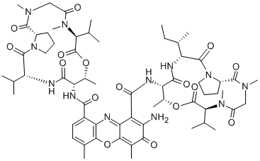 CAS#: 2612-14-8， 2alpha-D-Alloisoleucine-Actinomycin D,