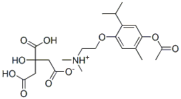 CAS#: 26162-66-3， [2-(4-Acetoxy-2-Isopropyl-5-Methylphenoxy)Ethyl]Dimethylammonium Dihydrogen -2-Hydroxypropane-1,2,3-Tricarboxylate