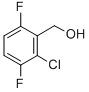 结构式 CAS# 261762-44-1, 2-氯-3,6-二氟苄醇