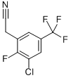 结构式 CAS# 261763-15-9, 3-氯-2-氟-5-(三氟甲基)苯基乙腈