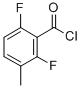 structure of CAS# 261763-39-7, 2,6-Difluoro-3-Methylbenzoyl Chloride;2,6-Difluoro-3-Methyl-Benzoyl Chloride;648698_Aldrich;Jrd-1013