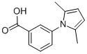 structure of CAS# 26180-28-9, 3-(2,5-Dimethyl-1H-Pyrrol-1-Yl)-Benzoic Acid;3-(2,5-Dimethyl-1-Pyrrolyl)Benzoic Acid;Cbdive_006896;3-(2,5-Dimethyl-Pyrrol-1-Yl)-Benzoic Acid