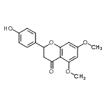 CAS#: 26207-67-0， 2-(4-Hydroxyphenyl)-5,7-Dimethoxy-2,3-Dihydro-4H-Chromen-4-One