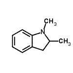 structure of CAS# 26216-93-3, 1,2-Dimethylindoline;1,2-Dimethylindoline