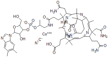 CAS#: 26264-28-8， Cyanocobalamin-E-Monocarboxylic Acid
