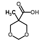 CAS#: 26271-44-3， 5-Methyl-1,3-Dioxane-5-Carboxylic Acid