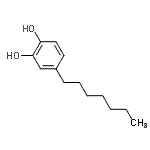 CAS#: 2628-64-0， 4-Heptyl-1,2-Benzenediol