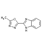 CAS#: 26286-46-4， 2-(5-Methyl-1,3,4-Oxadiazol-2-Yl)-1H-Benzimidazole