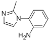structure of CAS# 26286-55-5, 2-(2-Methyl-1H-Imidazol-1-Yl)-Benzenamine;2-(2-Methyl-1H-Imidazol-1-Yl)Aniline 97%;2-(2-Methyl-1H-Imidazol-1-Yl)Aniline