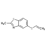 CAS#: 262860-04-8， 2-Methyl-5-(Vinylsulfanyl)-1,3-Benzothiazole