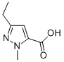 structure of CAS# 26308-42-9, 3-Ethyl-1-Methyl-1H-Pyrazole-5-Carboxylic acid;3-Ethyl-1-Methyl-1H-Pyrazole-5-Carboxylic Acid(SALTDATA: FREE);1H-Pyrazole-5-Carboxylic Acid, 3-Ethyl-1-Methyl-;5-ETHYL-2-METHYL-2H-PYRAZOLE-3-CARBOXYLIC ACID