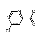 CAS#: 263270-52-6， 6-Chloro-4-Pyrimidinecarbonyl Chloride
