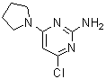 结构式 CAS# 263276-45-5, 4-氯-6-(1-吡咯烷基)-2-嘧啶胺