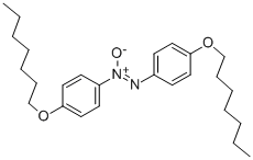 结构式 CAS# 2635-26-9, 1,2-二[4-(庚氧基)苯基]-二氮烯 1-氧化物