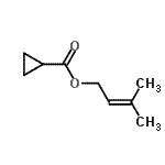 CAS 登录号：264145-76-8， 3-甲基-2-丁烯-1-基环丙烷羧酸酯