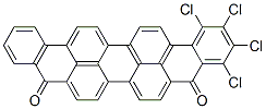 CAS#: 26444-69-9， Tetrachloroviolanthrene-5,10-Dione