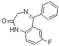 CAS#: 2648-00-2， 7-Fluoro-5-Phenyl-1,3-Dihydro-1,4-Benzodiazepin-2-One