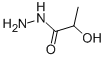 structure of CAS# 2651-42-5, 2-Hydroxypropanehydrazide;2-Hydroxypropionohydrazide;Lacthydrazide;Sbb007728