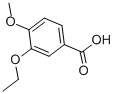 结构式 CAS# 2651-55-0, 3-乙氧基-4-甲氧基-苯甲酸