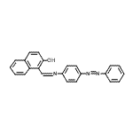 structure of CAS# 2653-78-3, 1-{[4-(Phenyldiazenyl)phenyl]carbonoimidoyl}-2-naphthol