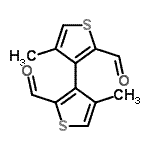 CAS#: 26554-57-4， 4,4'-Dimethyl-3,3'-Bithiophene-2,2'-Dicarbaldehyde