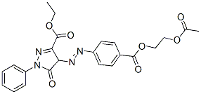 CAS#: 26562-79-8， Ethyl 4-[[4-[[2-(Acetoxy)Ethoxy]Carbonyl]Phenyl]Azo]-4,5-Dihydro-5-Oxo-1-Phenyl-1H-Pyrazole-3-Carboxylate