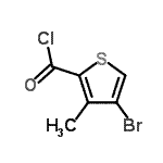 CAS#: 265652-36-6， 4-Bromo-3-Methyl-2-Thiophenecarbonyl Chloride