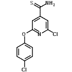 CAS#: 266362-89-4， 2-Chloro-6-(4-Chlorophenoxy)-4-Pyridinecarbothioamide