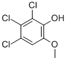 CAS 登录号：2668-24-8， 2,3,4-三氯-6-甲氧基苯酚